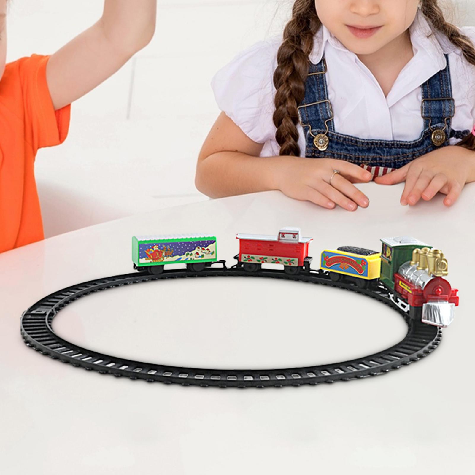 Toy Train Track Set - Christmas Train Set with Track Small