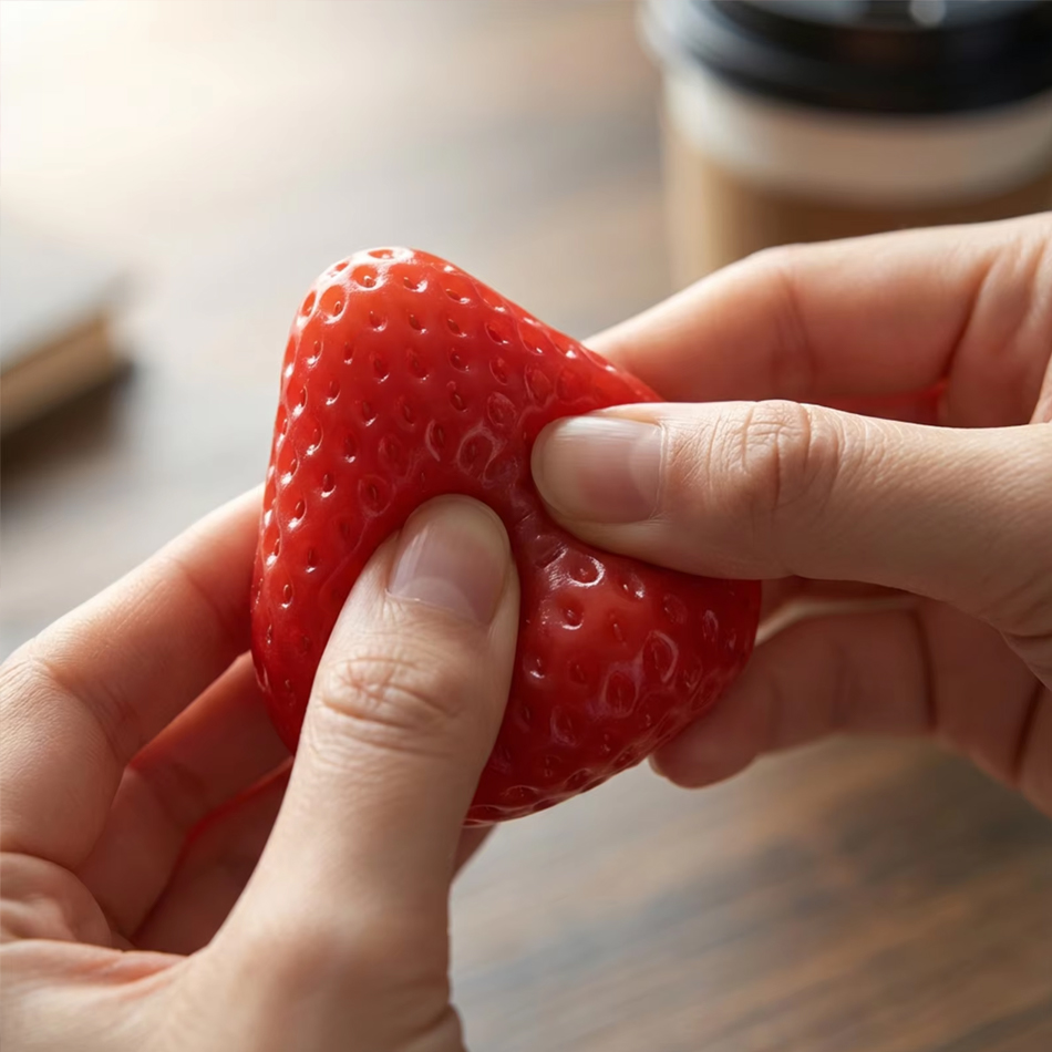 Kids Toys Entertainer - Squishy Big Strawberry Squeeze Toy Kids