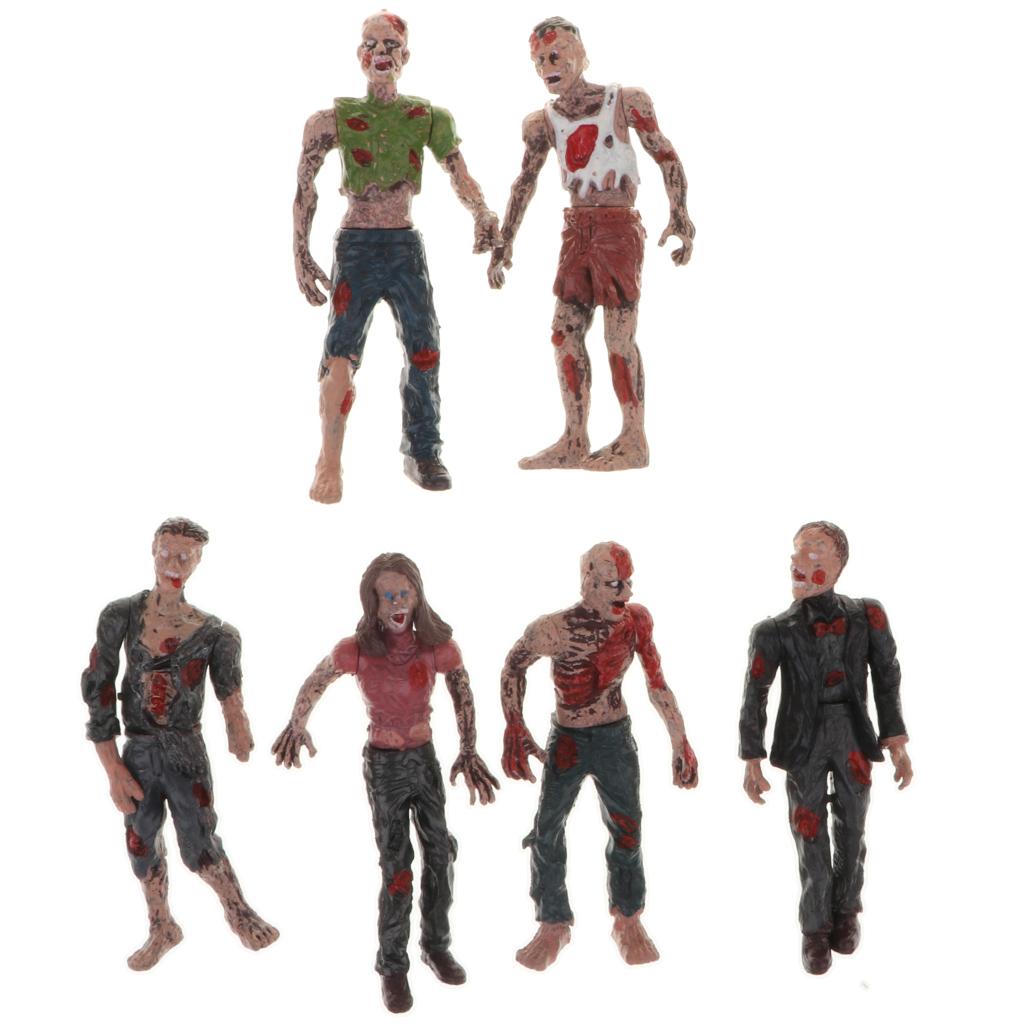 Kids Zombie Toys - Walking Corpse Figures Detachable Plastic Zombie