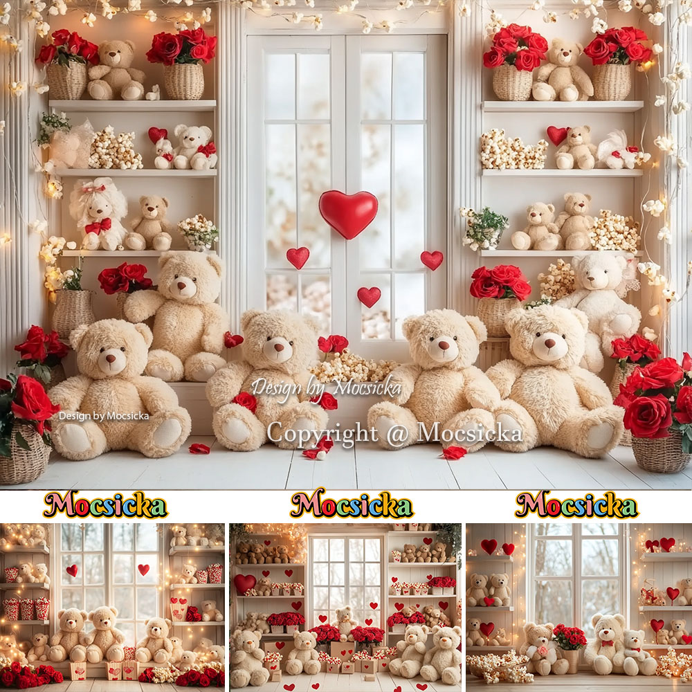 Mocsicka Valentine's Day Room  - Toys Background For Kids recension och pris