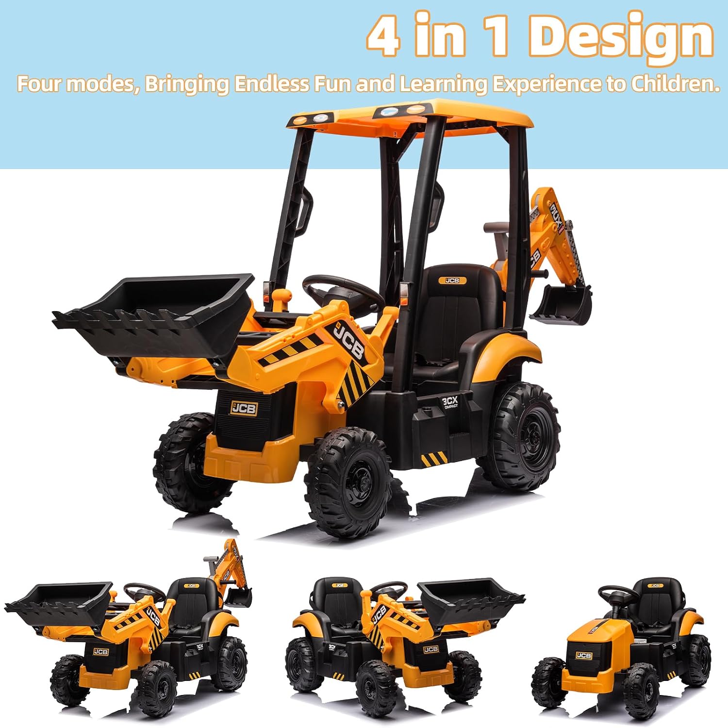 Officially Licensed JCB 12V Ri - Kids Toys Jcb recension och pris