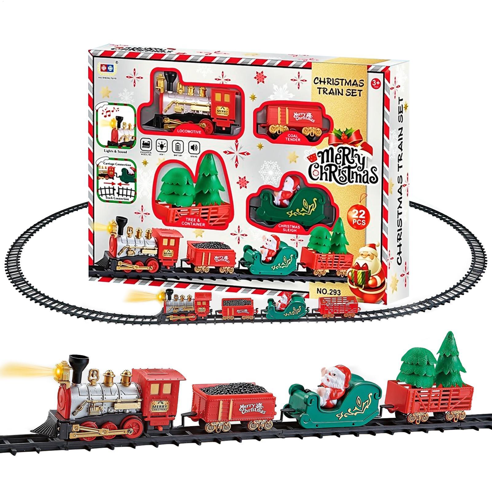Christmas Train With Light And - Toy Train Track Set recension och pris