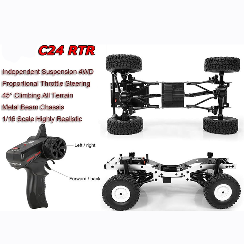 2.4G Full Scale RC Car 1:16 4W - Kids Toys Very recension och pris