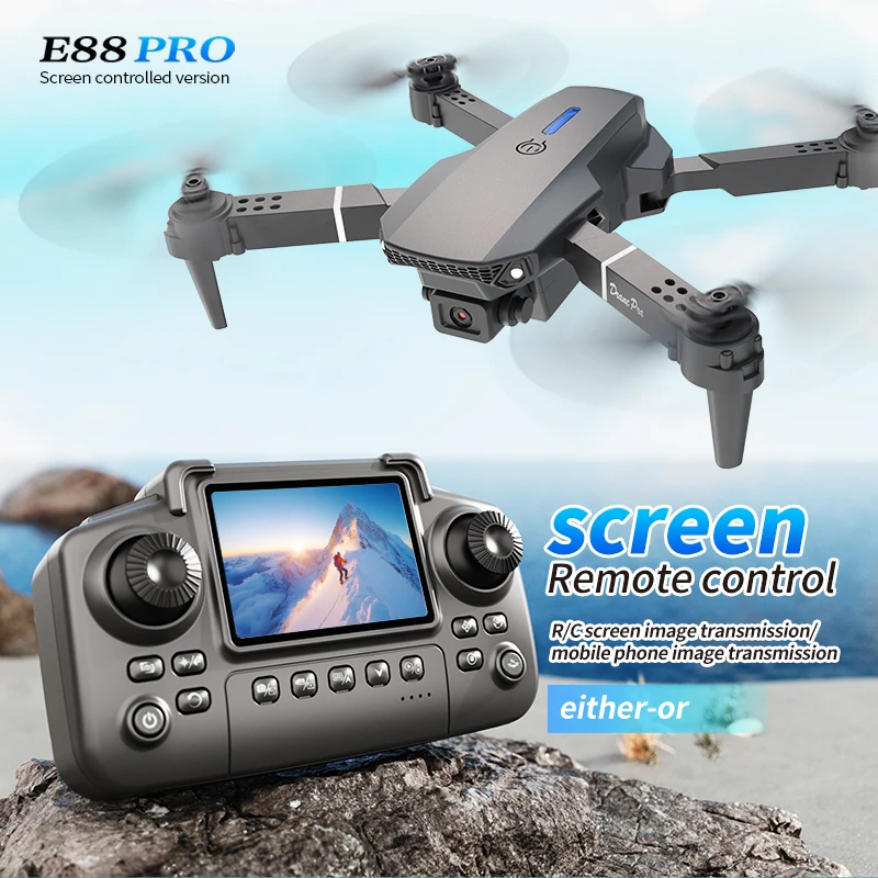Professional E88 PRO Drone wit - Kids Toys Drone recension och pris