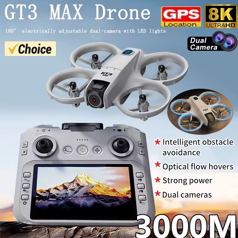 2026 GT3Max HD 8K RC Drone wit - Kids Toys Drone recension och pris