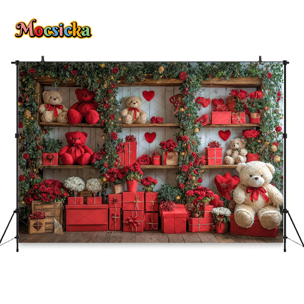 Mocsicka Valentine's Day Red B - Toys Background For Kids recension och pris