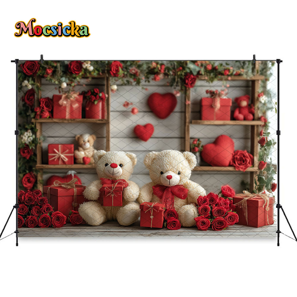 Mocsicka Valentine's Day Red B - Toys Background For Kids recension och pris