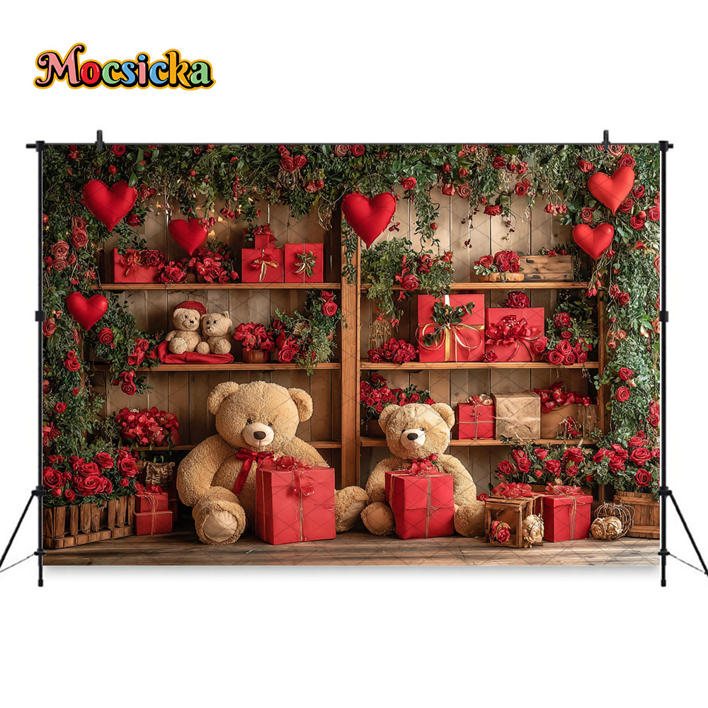 Mocsicka Valentine's Day Red B - Toys Background For Kids recension och pris