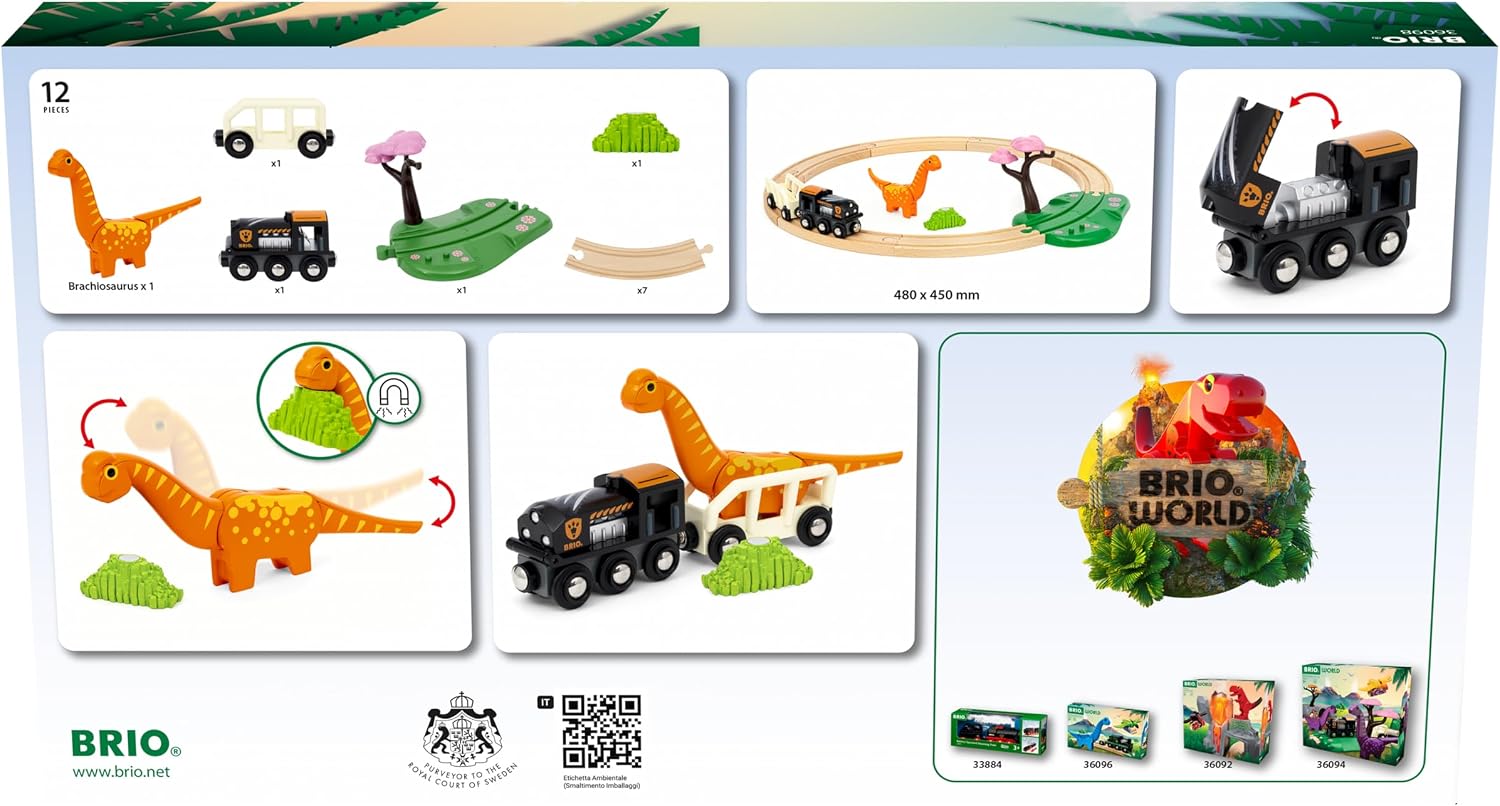 12-Piece Dinosaur Train Circle - Toy Train Track Set recension och pris