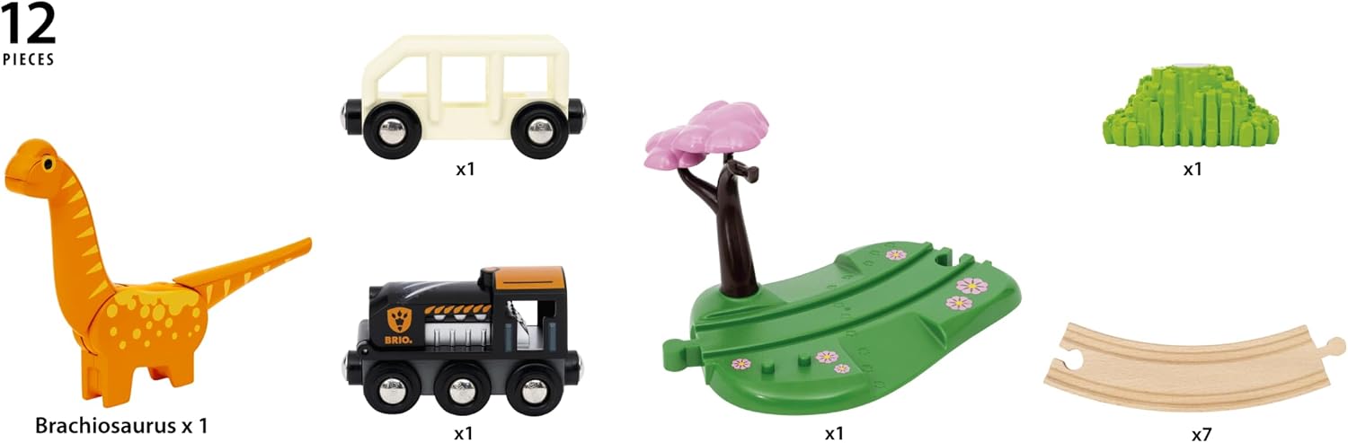 12-Piece Dinosaur Train Circle - Toy Train Track Set recension och pris