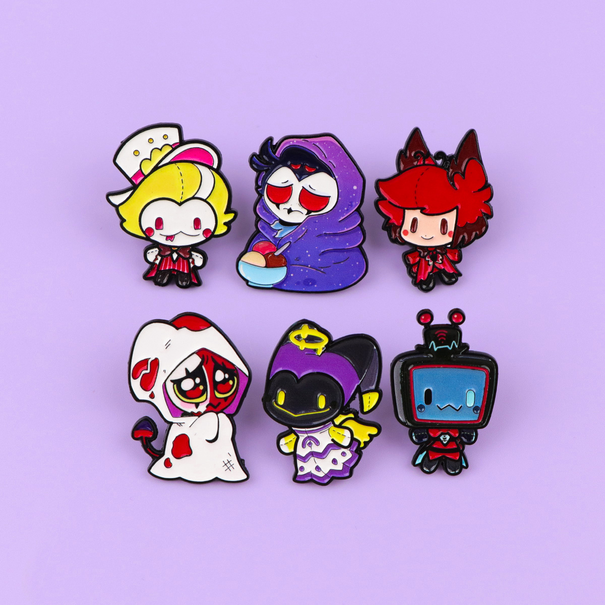 Cute Devils Enamel Pin Cartoon - Kids Toys Movie recension och pris