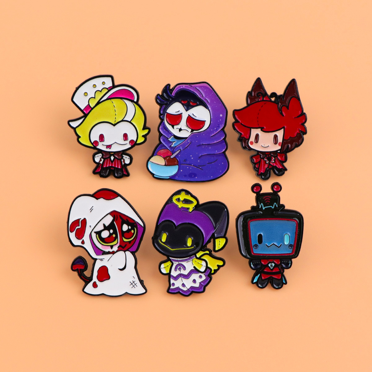Cute Devils Enamel Pin Cartoon - Kids Toys Movie recension och pris