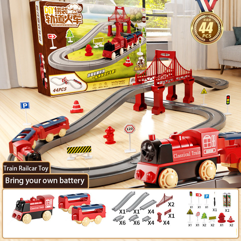 44Pcs/set Electric Train Track - Toy Train Track Set recension och pris
