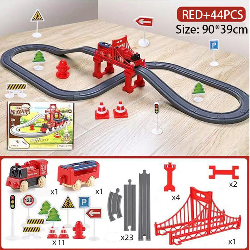 44Pcs/set Electric Train Track - Toy Train Track Set recension och pris