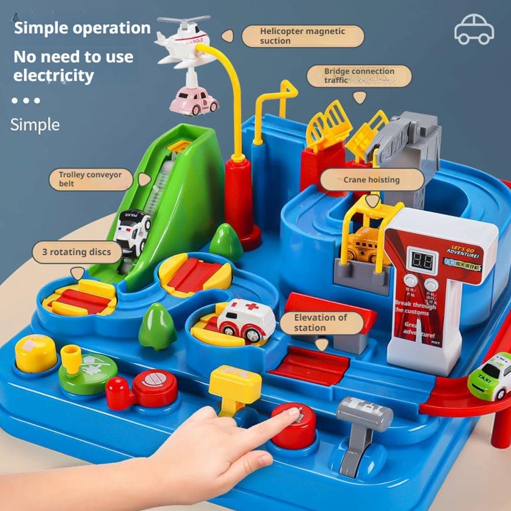 Racing Rail Car Model Train Tr - Toy Train Track Set recension och pris
