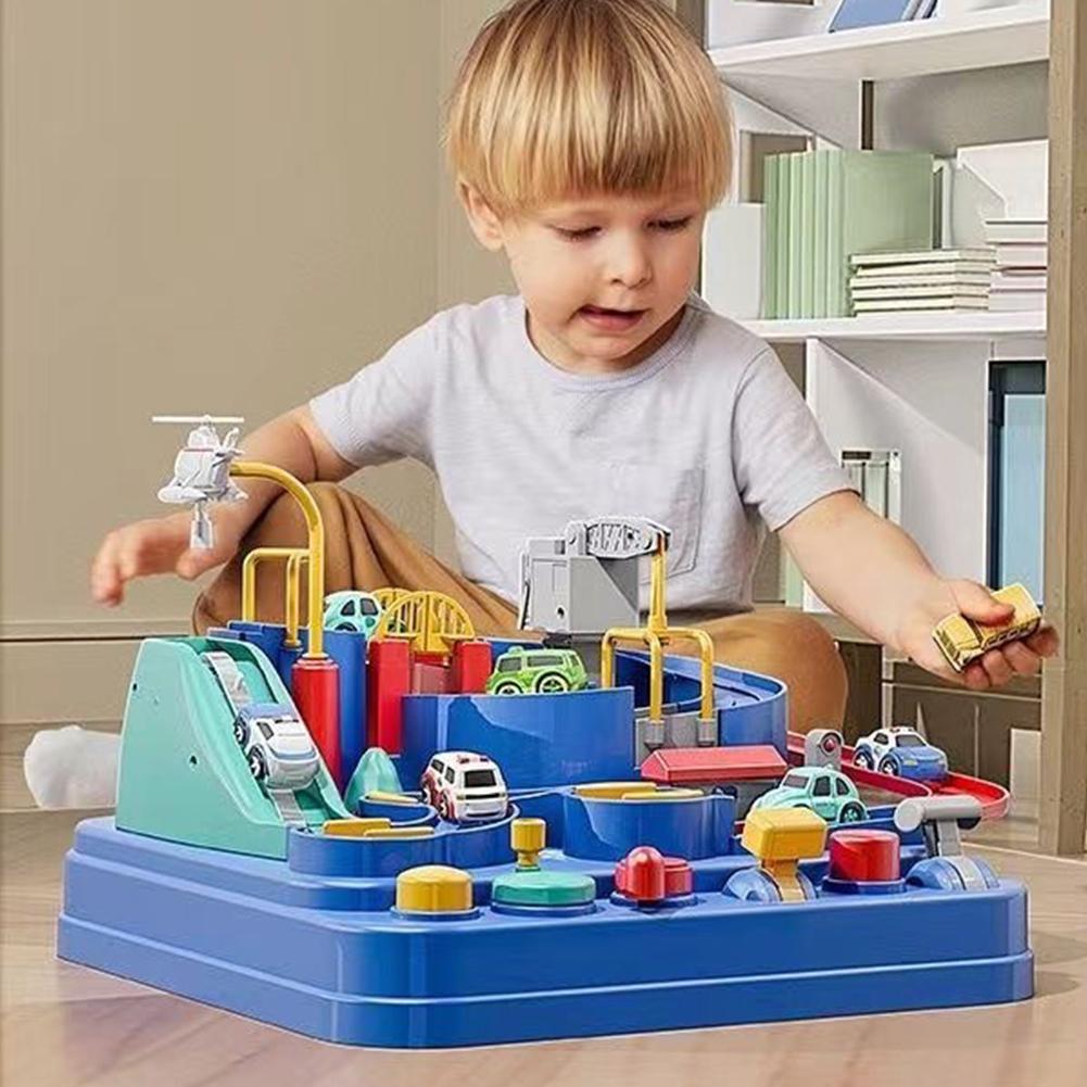 Racing Rail Car Model Train Tr - Toy Train Track Set recension och pris
