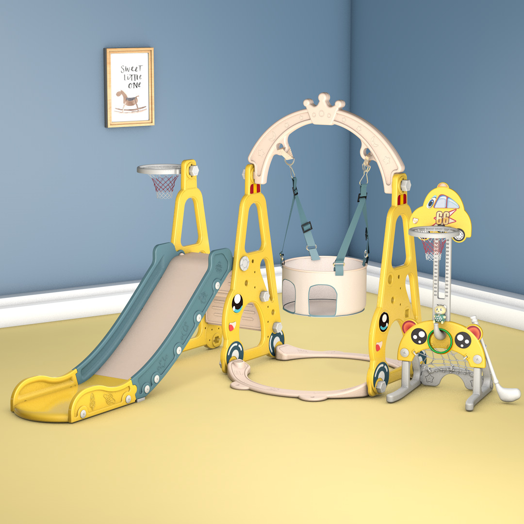 7-in-1 Kids Slide Swing Combin - Kids Toys Entertainer recension och pris