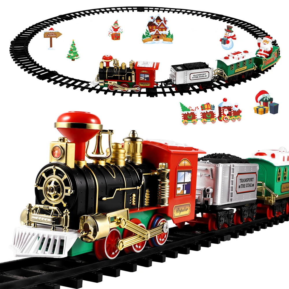 Christmas Train Set Festive Mi - Toy Train Track Set recension och pris