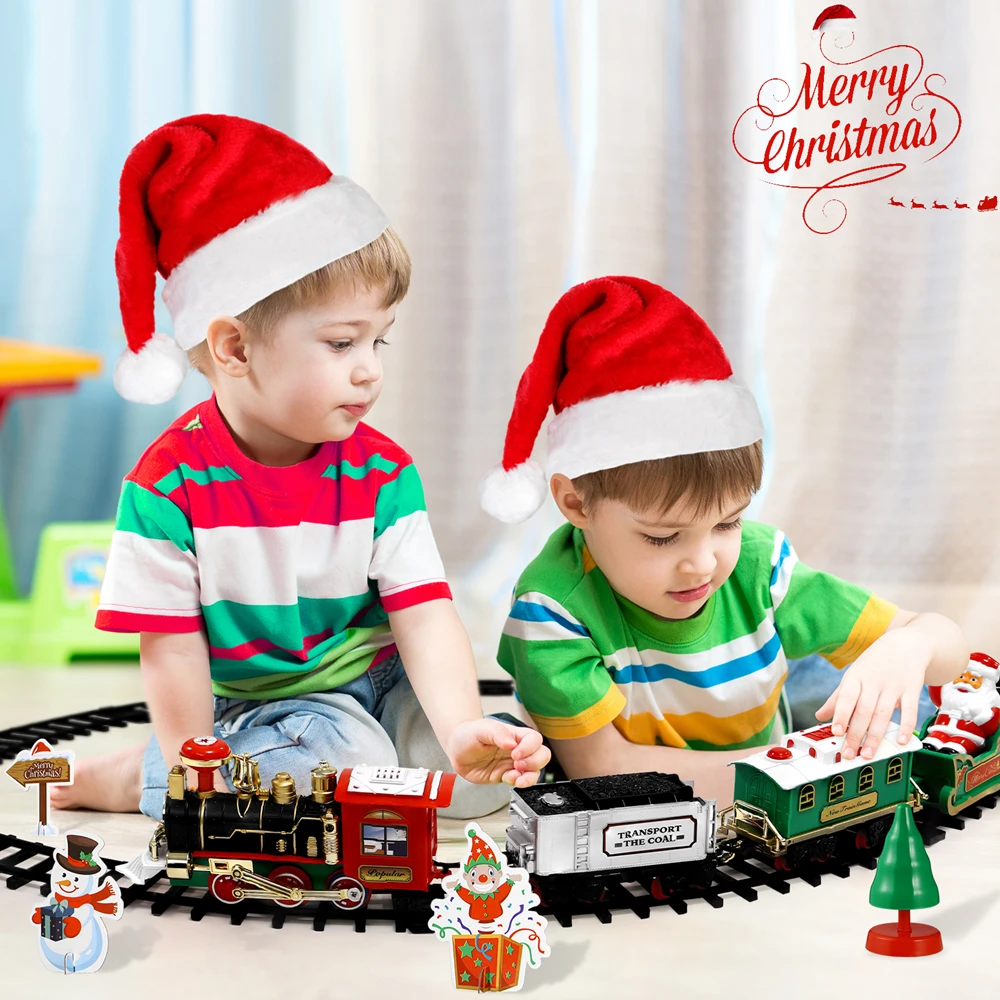 Christmas Train Set Festive Mi - Toy Train Track Set recension och pris