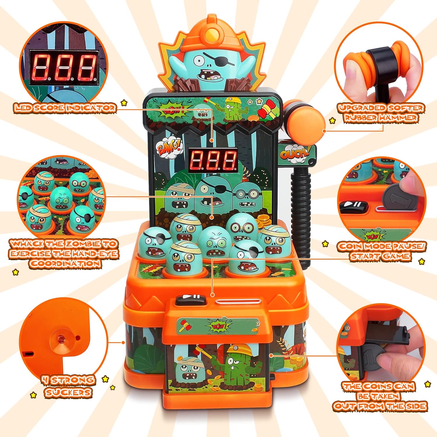 Zombies Whack Game Toys for Ki - Kids Zombie Toys recension och pris