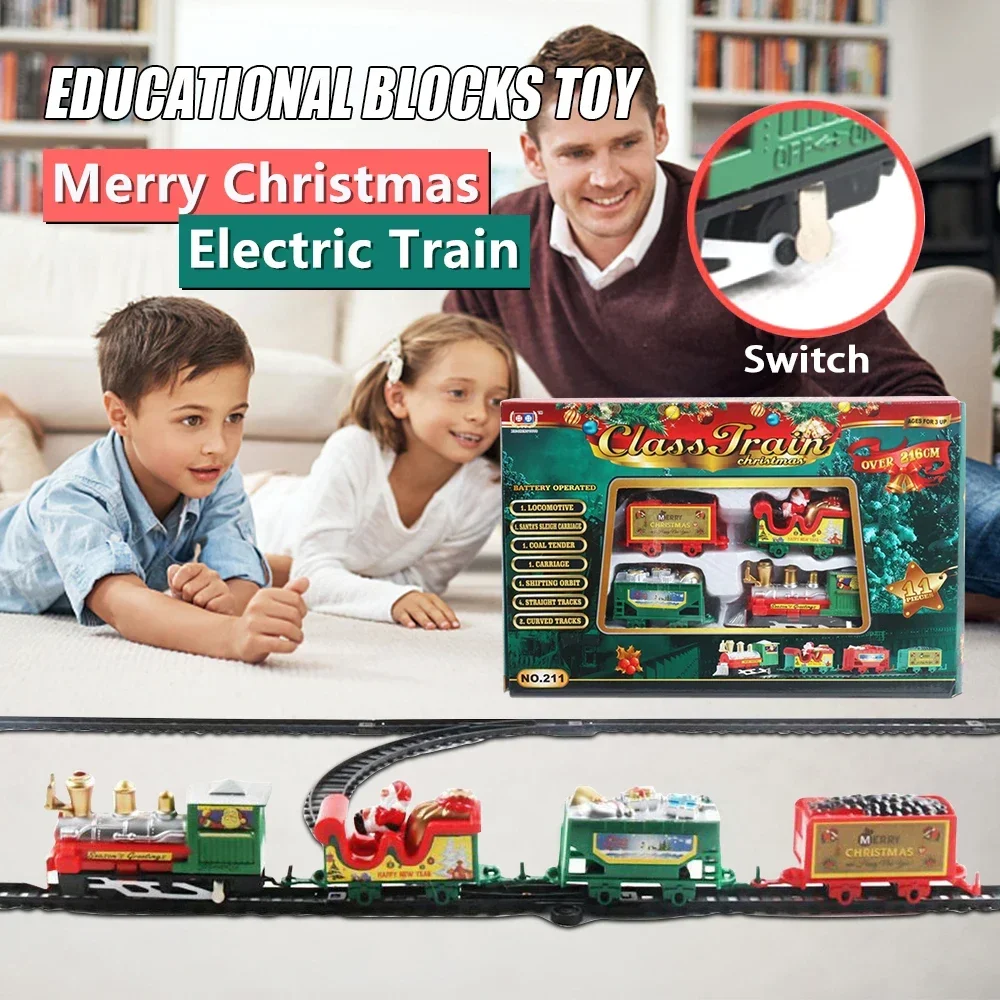 2026 HOT Christmas Train Set A - Toy Train Track Set recension och pris