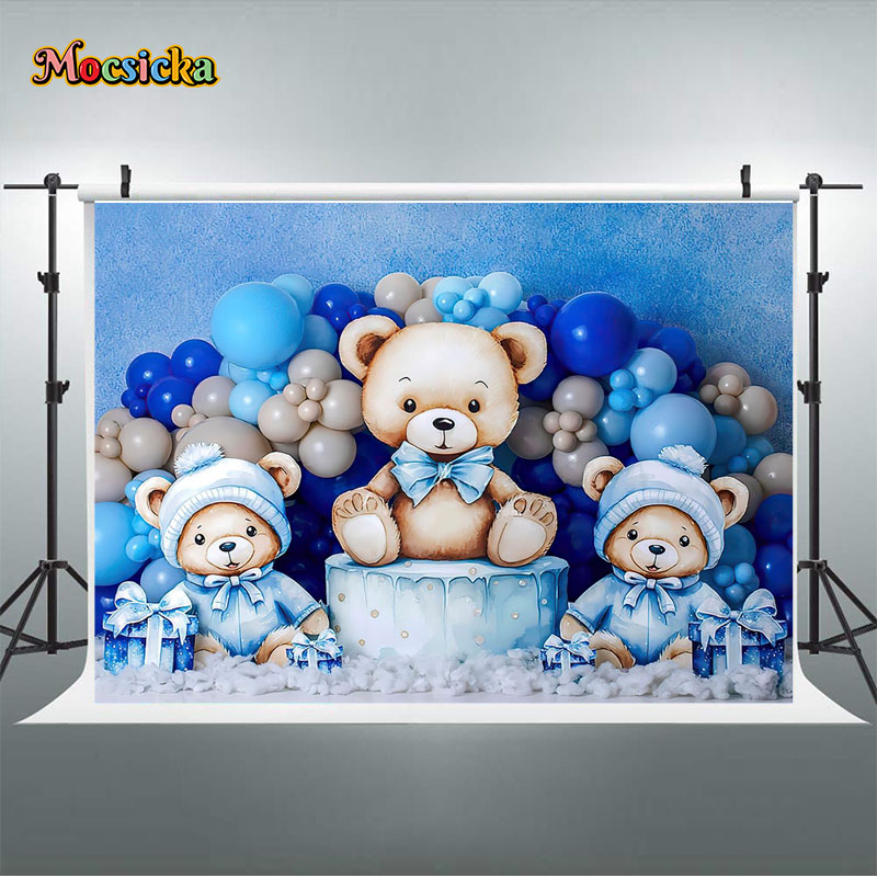 Cute Toy Bears Photography Bac - Toys Background For Kids recension och pris