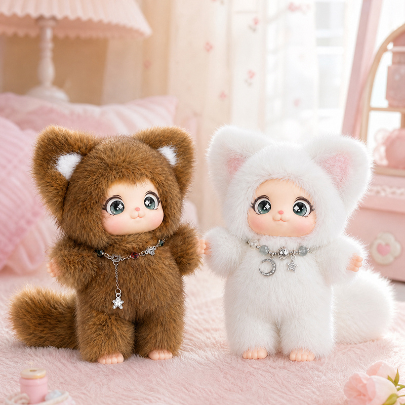 18cm New Cute Family Fox Plush - Kids Toys Movie recension och pris