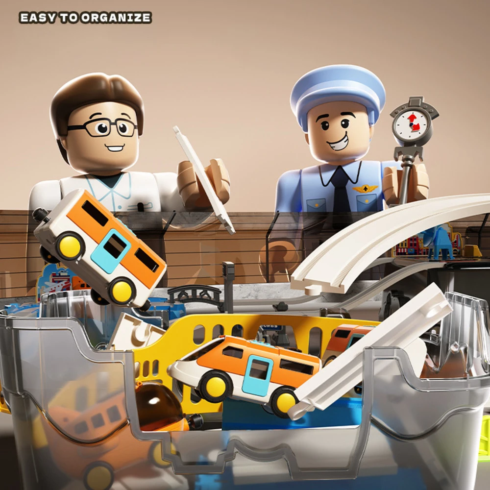 Airport Themed Train Track Toy - Toy Train Track Set recension och pris