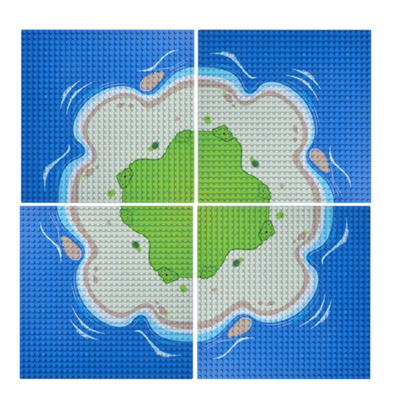 1 PC 32X32 dots Island Grassla - Kids Toys Long Island recension och pris