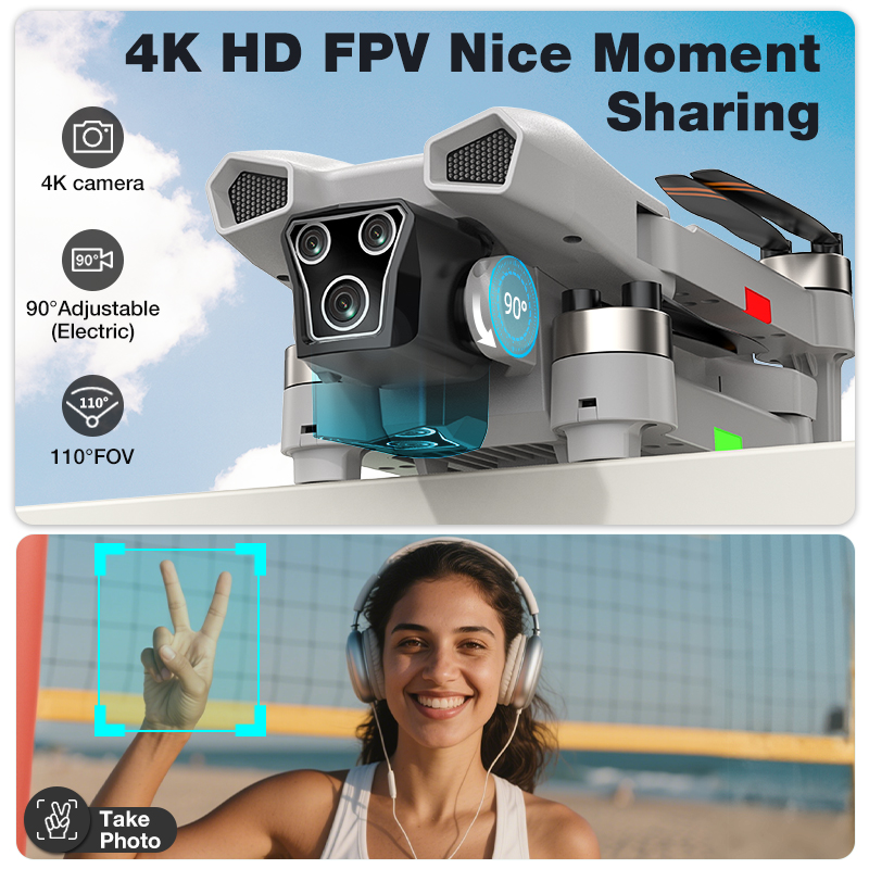 NEW Hot L017 Pro Drone Brushle - Kids Toys Drone recension och pris