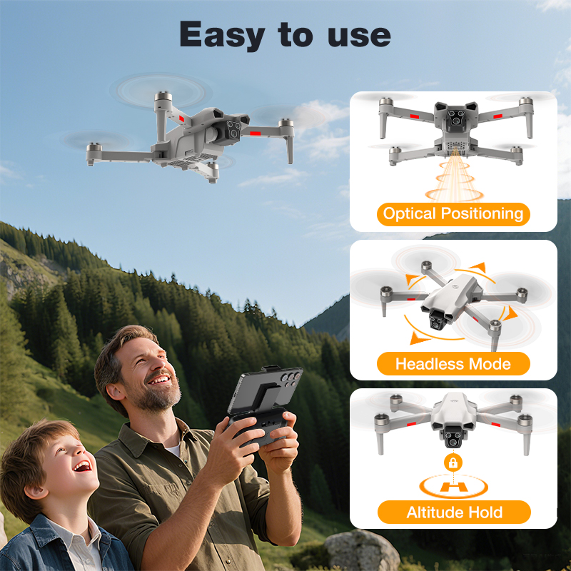 NEW Hot L017 Pro Drone Brushle - Kids Toys Drone recension och pris