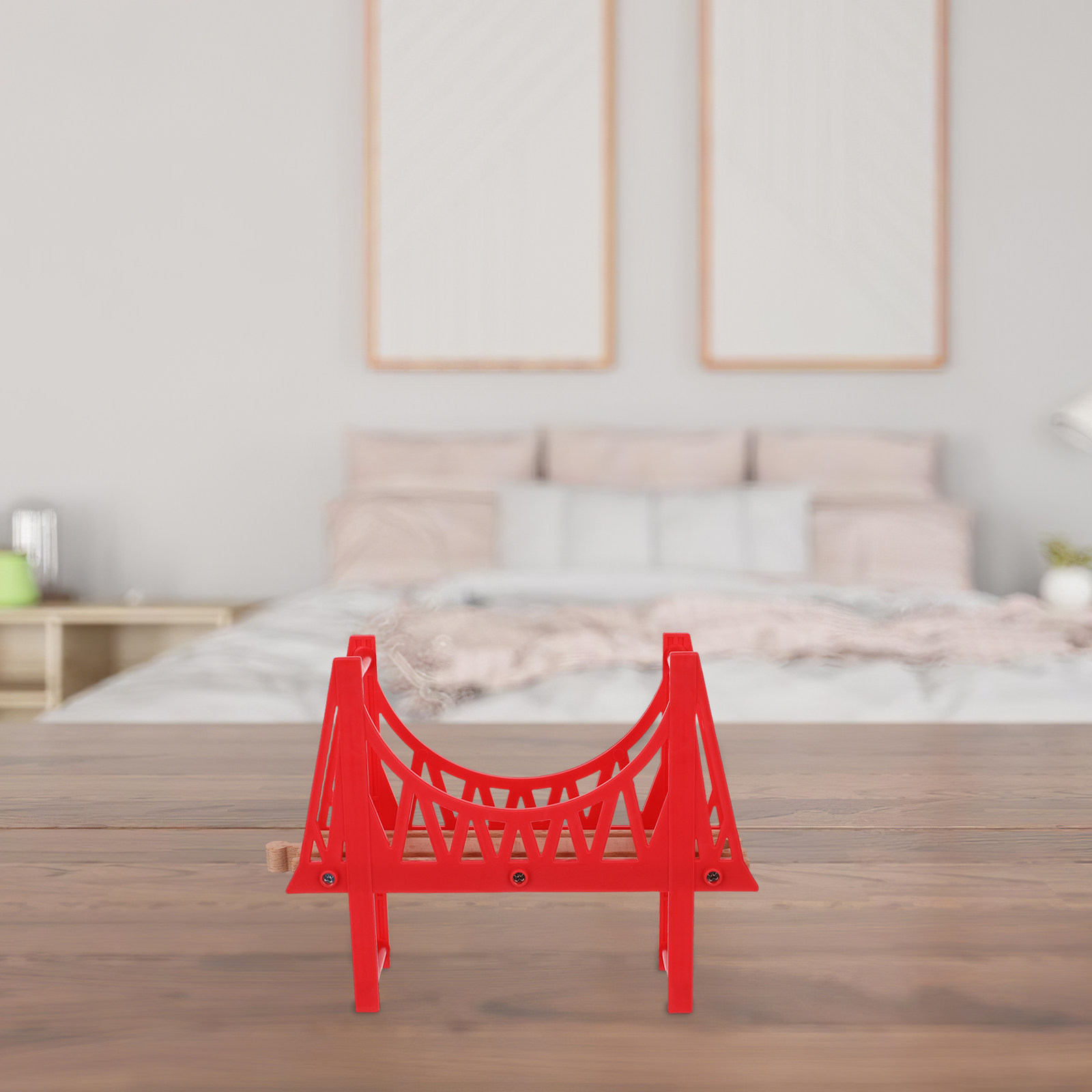 Wooden Train Track Bridge Deta - Toy Train Track Set recension och pris