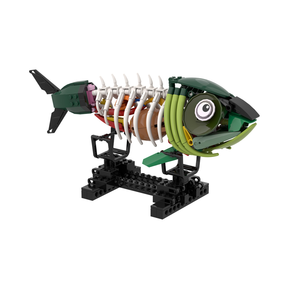 MOC Zombie Fish Model Building - Kids Zombie Toys recension och pris