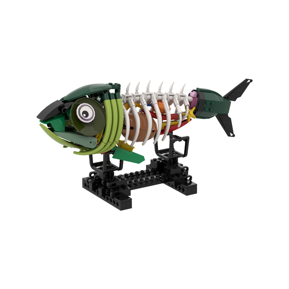 MOC Zombie Fish Model Building - Kids Zombie Toys recension och pris