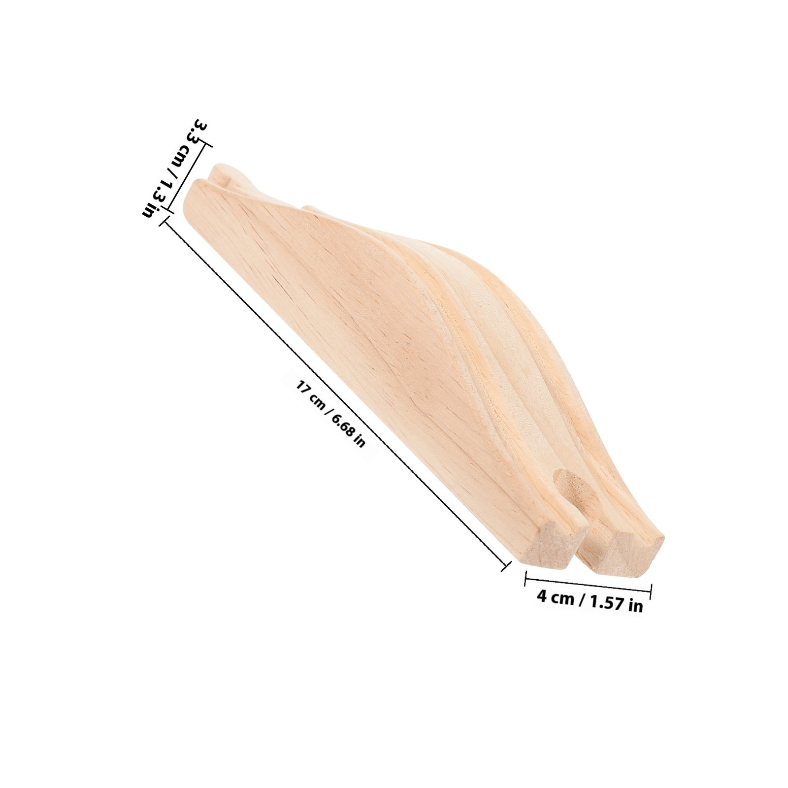 2Pcs Wooden Train Track Slopes - Toy Train Track Set recension och pris