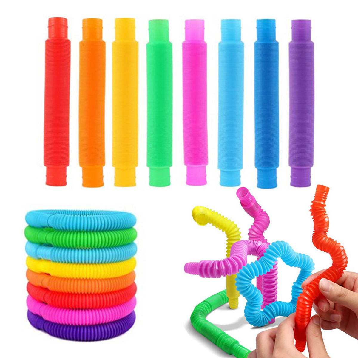 10-30PCS Colorful Telescopic T - Kids Toys Youtube recension och pris