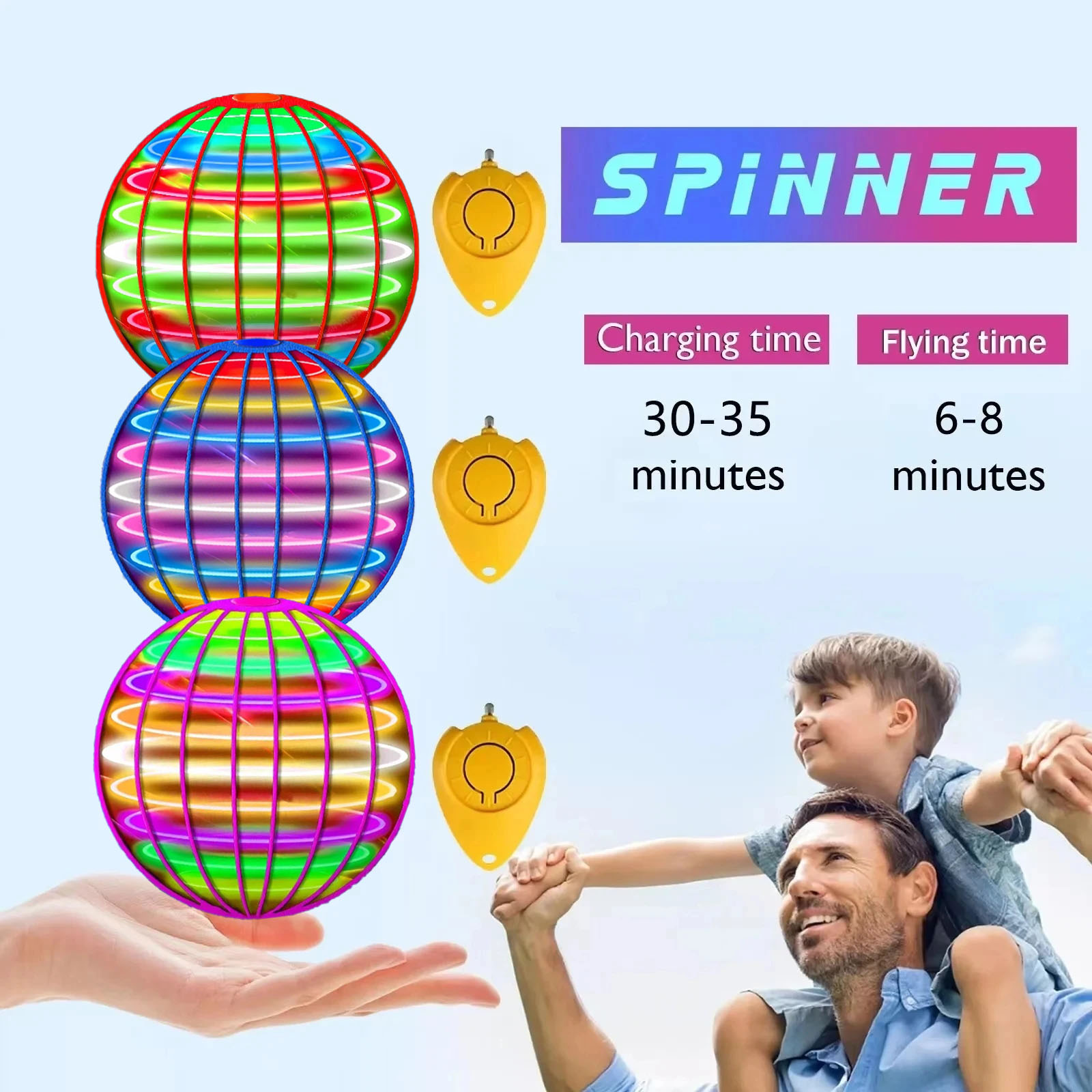 Flying Ball Boomerang Flyorb M - Kids Toys Drone recension och pris